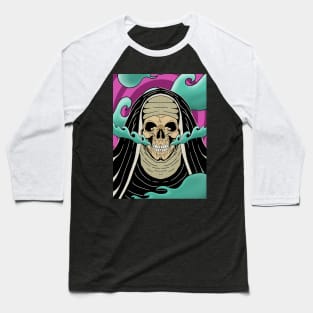 Candy skull Baseball T-Shirt